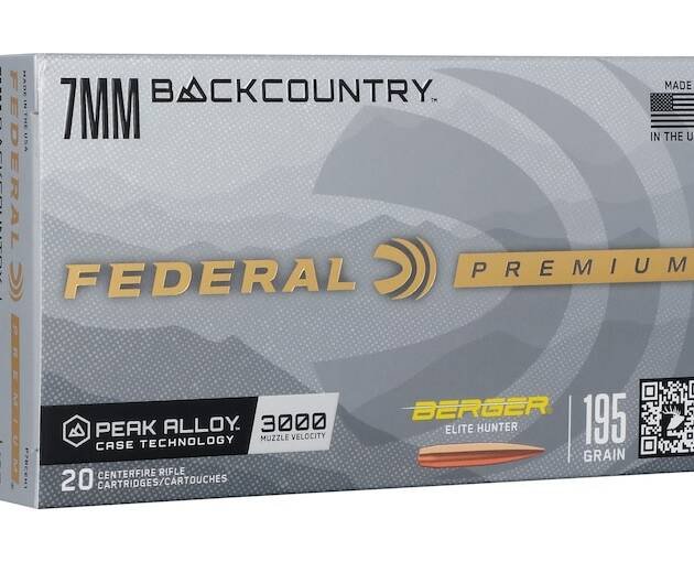Federal Premium 7mm Backcountry Ammo 195 Grain Berger Elite Hunter Jacketed Hollow Point