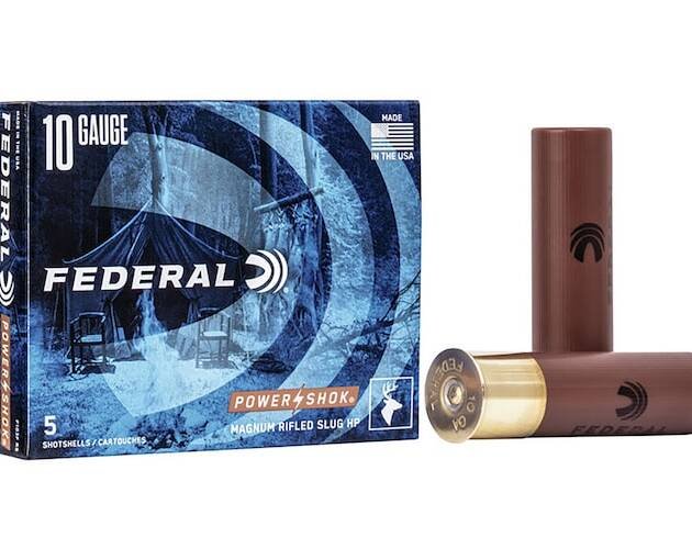 Federal Power-Shok 10 Gauge Rifled Slug 3-1/2" 1-3/4oz