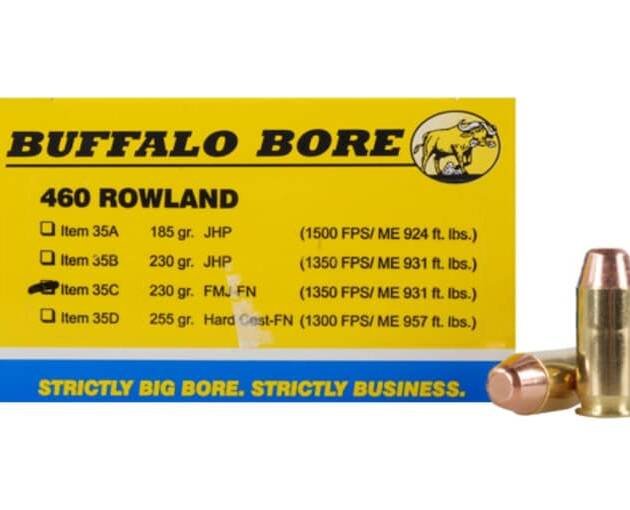 Buffalo Bore 460 Rowland Ammo 230 Grain Full Metal Jacket