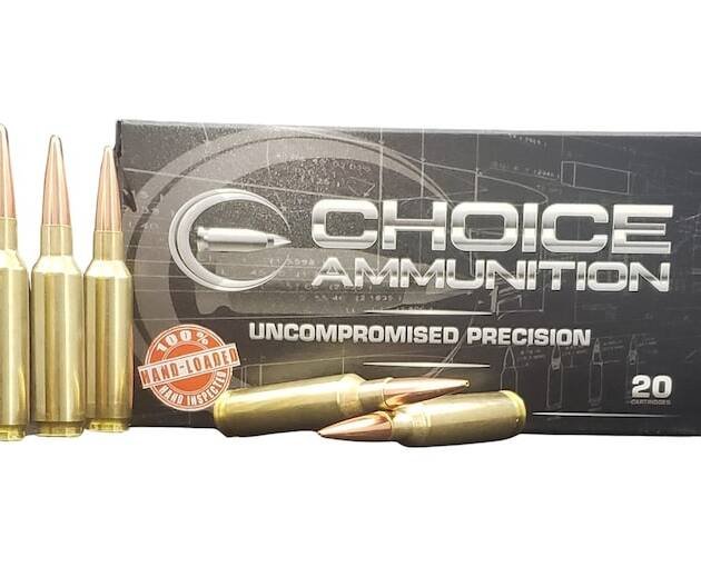 Choice 25 Creedmoor Ammo 135 Grain Berger Hybrid Hunter Jacketed Hollow Point