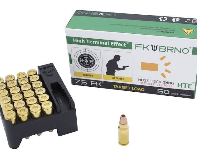 FK BRNO F5 7.5 FK Ammo 95 Grain Solid Hollow Point Lead Free