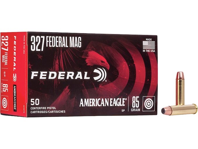 Federal American Eagle 327 Federal Magnum Ammo 85 Grain Jacketed Soft Point