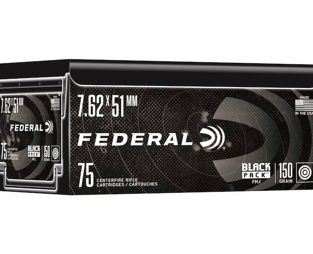 Federal Black Pack 7.62x51mm NATO Ammo 150 Grain Full Metal Jacket