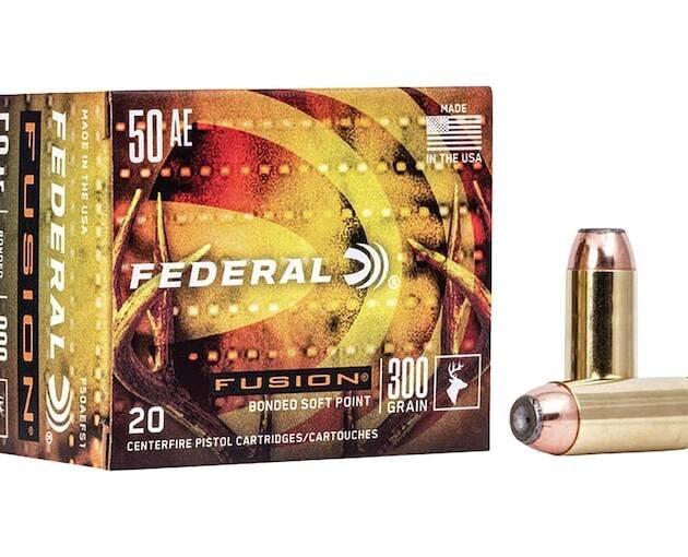 Federal Fusion 50 Action Express Ammo 300 Grain Jacketed Hollow Point