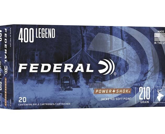 Federal Power-Shok 400 Legend Ammo 210 Grain Jacketed Soft Point