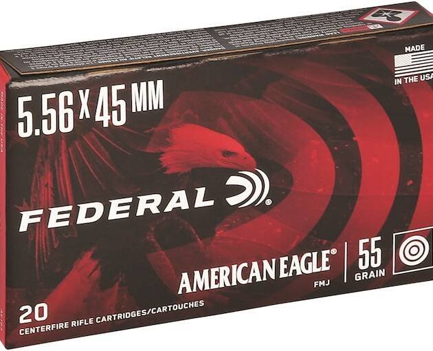 Federal Premium American Eagle 5.56x45mm NATO Ammo 55 Grain Full Metal Jacket