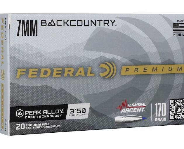 Federal Premium Terminal Ascent 7mm Backcountry Ammo 170 Grain Polymer Tip Box of 250