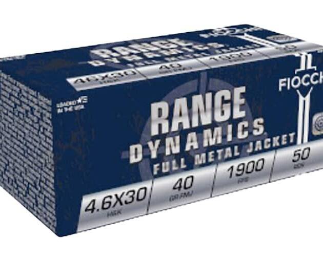 Fiocchi 4.6x30mm HK Ammo 40 Grain Full Metal Jacket
