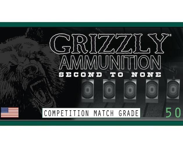 Grizzly Cartridge Match Grade 5.56x45mm NATO Ammo 77 Grain Jacketed Hollow Point