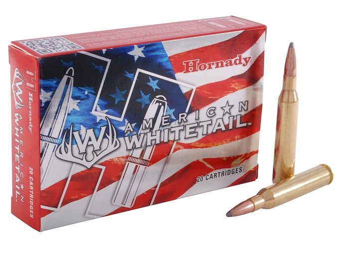 Hornady American Whitetail 25-06 Remington Ammo 117 Grain Hornady Interlock Jacketed Soft Point Box of 20