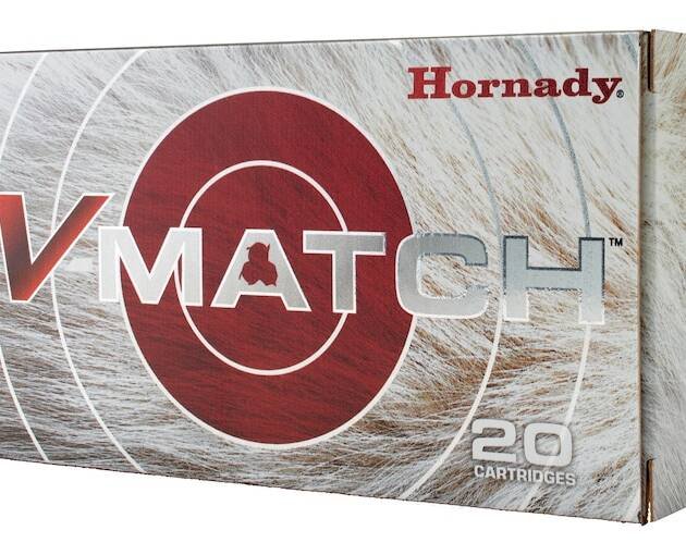 Hornady V-Match 25 Creedmoor Ammo 95 Grain ELD-VT Polymer Tip