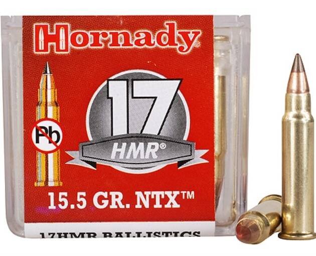 Hornady Varmint Express 17 Hornady Magnum Rimfire (HMR) Ammo 15.5 Grain Hornady NTX Polymer Tip