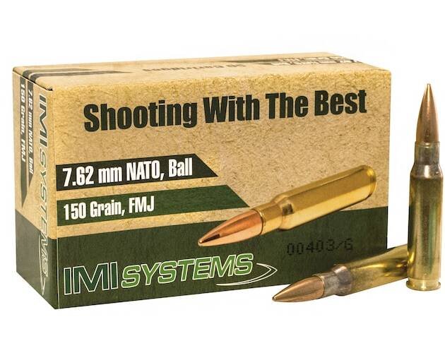 IMI M80 7.62x51mm NATO Ammo 150 Grain Full Metal Jacket
