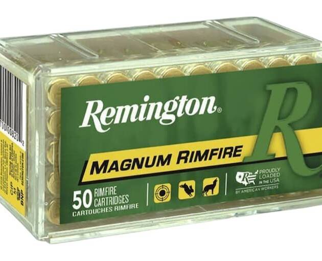Remington 17 Hornady Magnum Rimfire (HMR) Ammo 17 Grain Jacketed Hollow Point