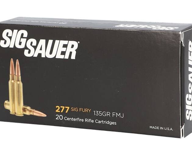 Sig Sauer Elite Performance 277 Sig Fury Ammo 135 Grain Full Metal Jacket