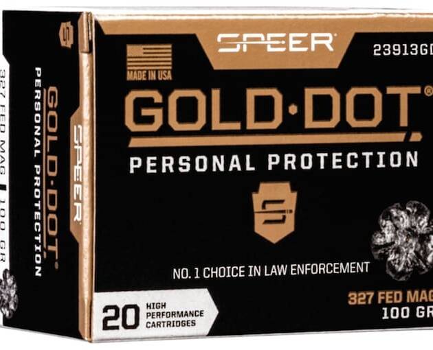 Speer Gold Dot 327 Federal Magnum Ammo 100 Grain Bonded Jacketed Hollow Point