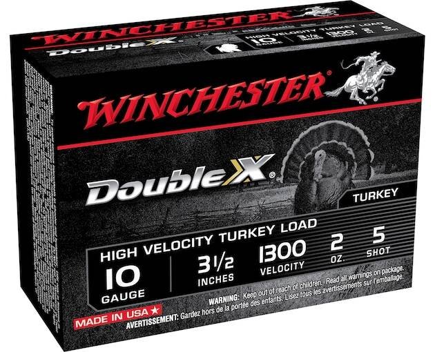 Winchester Double X Turkey 10 Gauge Copper Plated Lead Ammo