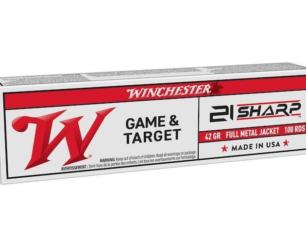 Winchester Game & Target 21 Sharp Ammo 42 Grain Full Metal Jacket