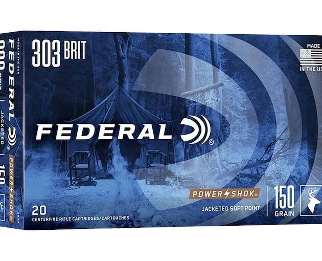 Federal Power-Shok 303 British Ammo 150 Grain Jacketed Soft Point