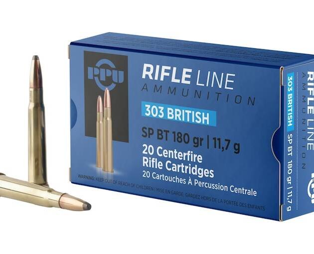 PPU 303 British Ammo 180 Grain Bonded Jacketed Soft Point