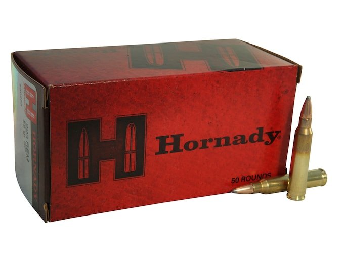 Hornady Custom 223 Remington Ammo 55 Grain Jacketed Soft Point Box of 1000