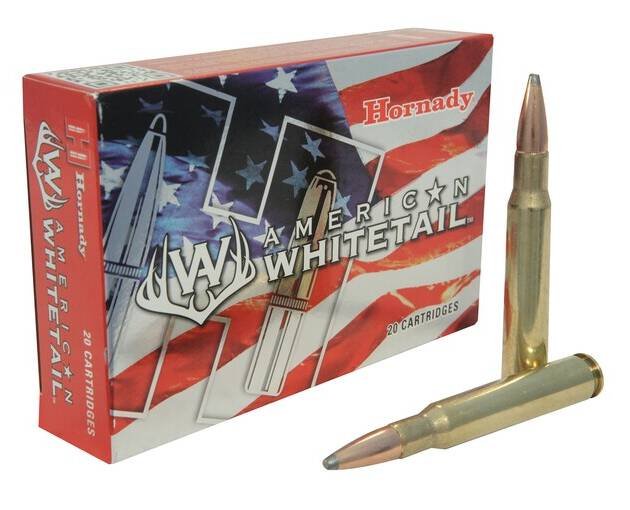 Hornady American Whitetail 30-06 Springfield Ammo 180 Grain Hornady Interlock Jacketed Soft Point Box of 1000