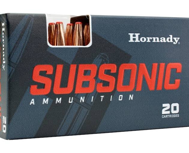 Hornady Subsonic 45-70 Government Ammo 410 Grain Hornady FTX Polymer Tip Box of 500