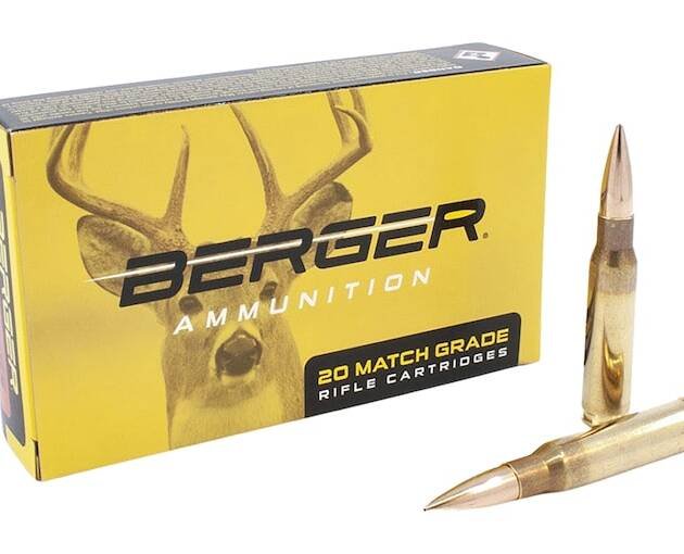 Berger Match Grade 308 Winchester Ammo 168 Grain Berger Classic Hunter Jacketed Hollow Point Box of 500