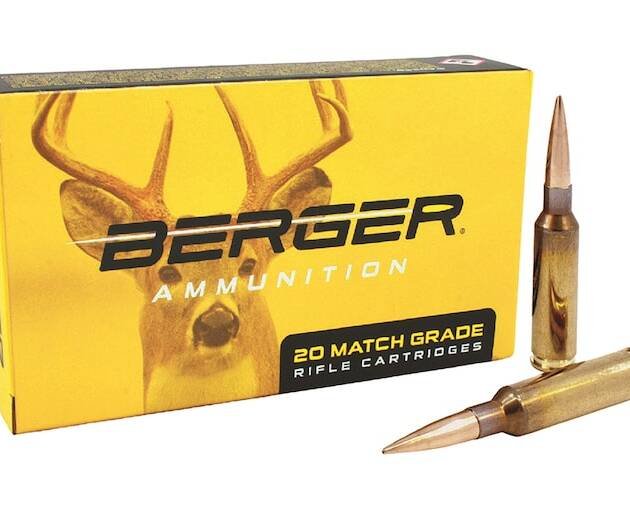 Berger Match Grade 6.5 Creedmoor Ammo 140 Grain Berger Elite Hunter Jacketed Hollow Point Box of 500
