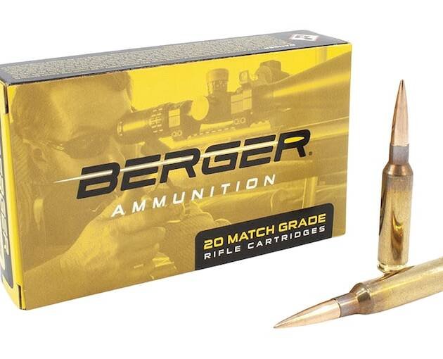 Berger Match Grade 6.5 Creedmoor Ammo 140 Grain Berger Hybrid Target Jacketed Hollow Point Box of 500