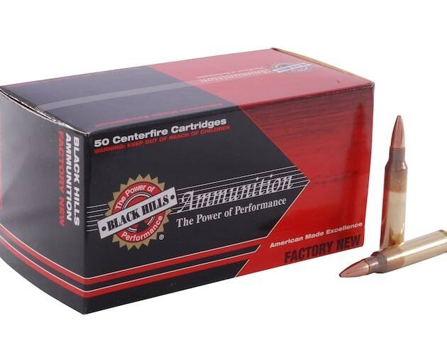 Black Hills 5.56x45mm NATO Ammo 69 Grain Open Tip Match Box of 500