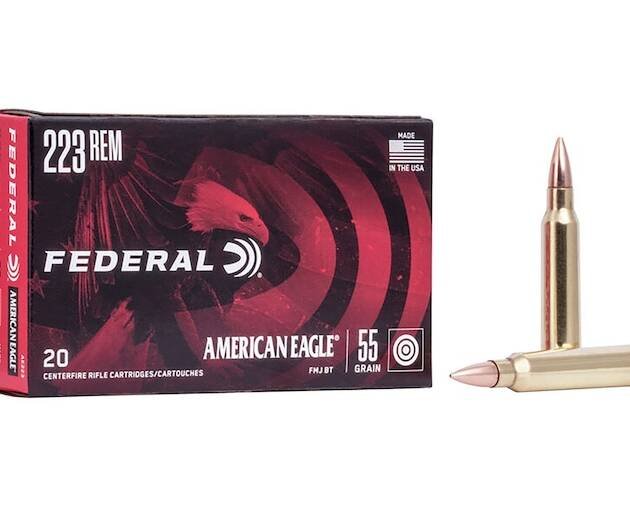 Federal American Eagle 223 Remington Ammo 55 Grain Full Metal Jacket Box of 1000