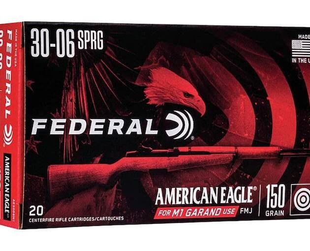 Federal American Eagle M1 Garand 30-06 Springfield Ammo 150 Grain Full Metal Jacket Box of 500