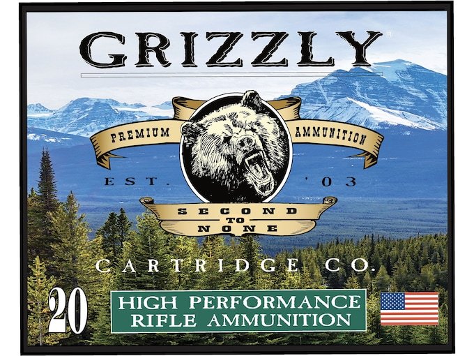 Grizzly Cartridge Bear Load 45-70 Government +P Ammo 525 Grain Full Metal Jacket Box of 300
