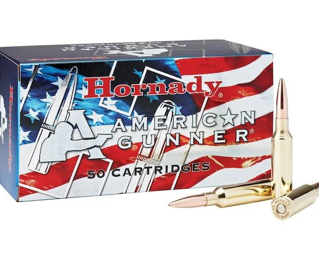 Hornady American Gunner 6.5 Creedmoor Ammo 140 Grain Hornady Match Jacketed Hollow Point Box of 500