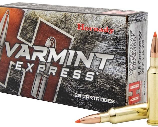 Hornady Varmint Express 6.5 Creedmoor Ammo 95 Grain Hornady V-Max Polymer Tip Box of 500