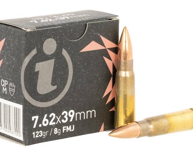 Igman 7.62x39mm Ammo 123 Grain Full Metal Jacket Box of 1000