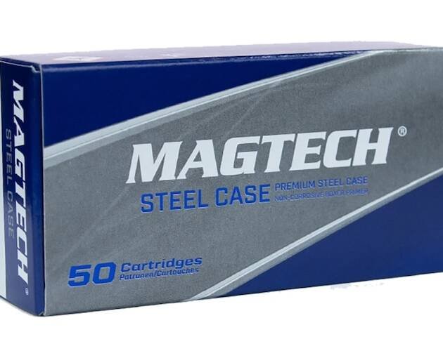 Magtech Steel Case 9mm Luger Ammo 115 Grain Full Metal Jacket Box of 1000
