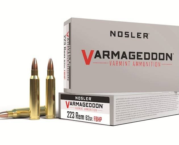 Nosler Varmageddon 223 Remington Ammo 62 Grain Nosler Varmageddon Jacketed Hollow Point Box of 500