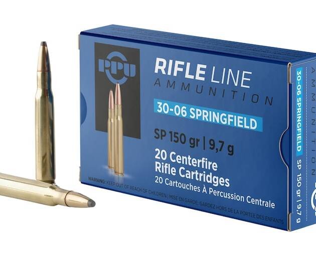 PPU 30-06 Springfield Ammo 150 Grain Jacketed Soft Point Box of 500