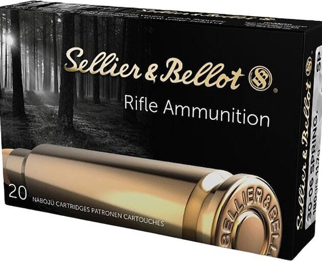 Sellier & Bellot 30-06 Springfield Ammo 180 Grain Jacketed Soft Point Box of 1000