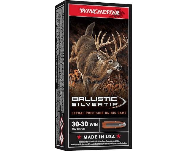 Winchester Ballistic Silvertip 30-30 Winchester Ammo 150 Grain Polymer Tip Box of 500
