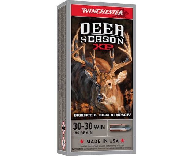 Winchester Deer Season XP 30-30 Winchester Ammo 150 Grain Winchester Extreme Point Polymer Tip Box of 500