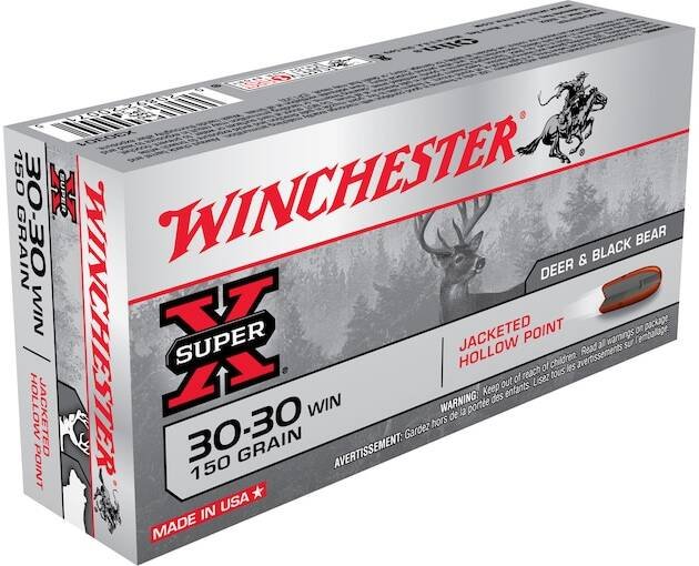 Winchester Super X 30-30 Winchester Ammo 150 Grain Jacketed Hollow Point Box of 500