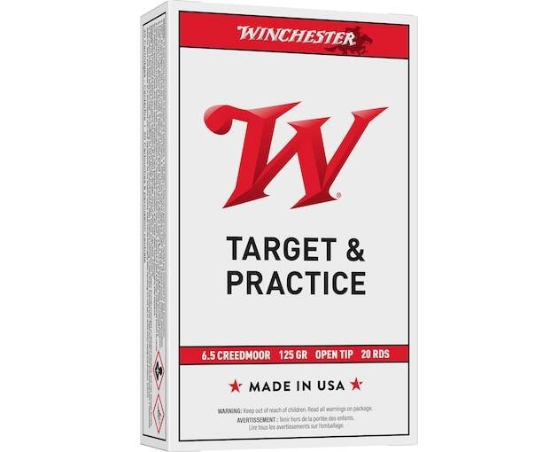 Winchester White Box USA 6.5 Creedmoor Ammo 125 Grain Jacketed Hollow Point Box of 500