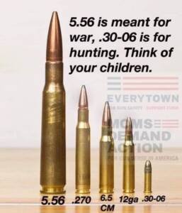 30-06 Ammo vs 5.56 and .223
