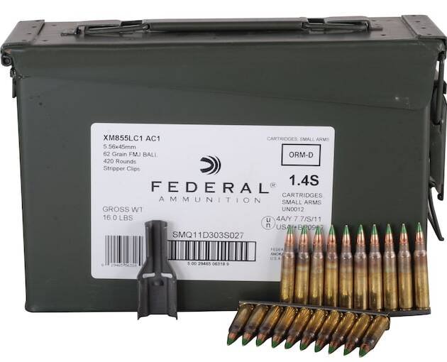 federal 5.56 ammo 62 grain_