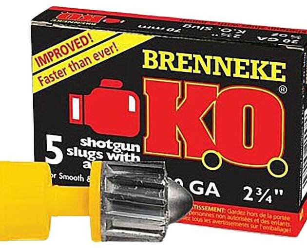 Brenneke K.O. 20 Gauge Rifled Slug