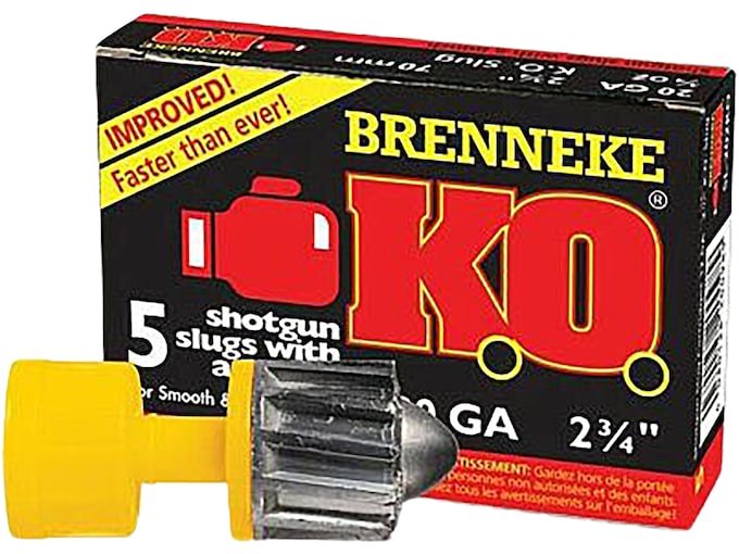 Brenneke K.O. 20 Gauge Rifled Slug