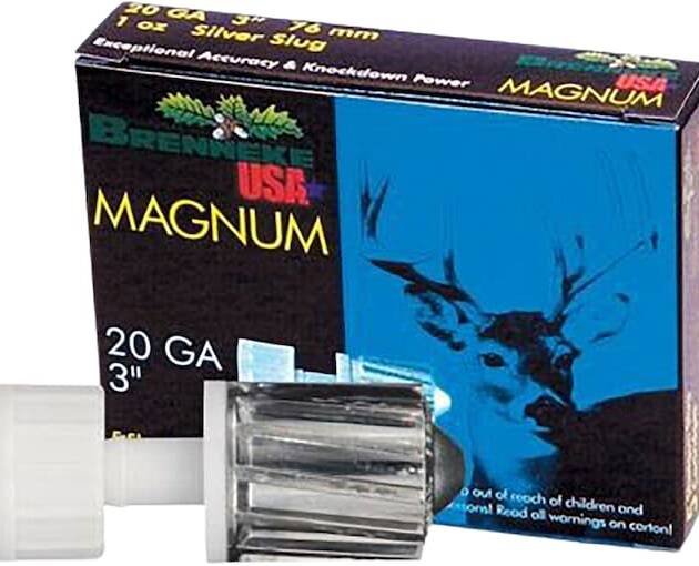 Brenneke Magnum 20 Gauge Rifled Slug 3